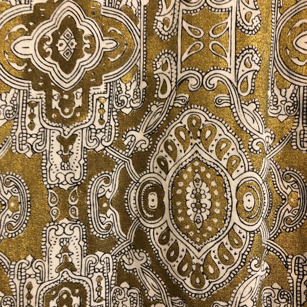 Vintage 80's Limited Express 1987 Collection White/Gold tunic shirt - Picture 3 of 5